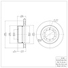 GeoSpec-Coated Rotor, 1999-2015 Ford/Lincoln/Mercury/Mazda, Position: Rear - image 1
