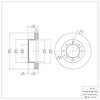 GeoSpec-Coated Rotor, 2005-2012 Ford/Lincoln/Mercury/Mazda, Position: Front - image 1