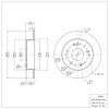 GeoSpec-Coated Rotor, 1997-2006 Acura/Honda, Position: Rear - image 1