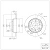 GeoSpec-Coated Rotor, 1991-1999 Fits Multiple Makes/Models, Position: Rear - image 1