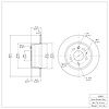GeoSpec-Coated Rotor, 1961-1991 Mercedes-Benz, Position: Rear