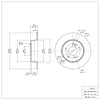 GeoSpec-Coated Rotor, 1984-1995 Mercedes-Benz, Position: Front