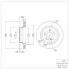 GeoSpec-Coated Rotor, 2003-2017 Mercedes-Benz, Position: Rear - image 1