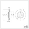 GeoSpec-Coated Rotor, 2005-2021 Fits Multiple Makes/Models, Position: Front - image 1