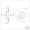 GeoSpec-Coated Rotor, 2008-2020 Infiniti/Nissan, Position: Rear - image 1