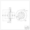 GeoSpec-Coated Rotor, 1988-2007 Fits Multiple Makes/Models, Position: Front