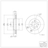 GeoSpec-Coated Rotor, 1998-2007 Mitsubishi, Position: Front - image 1
