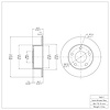 GeoSpec-Coated Rotor, 1992-2005 Audi/Porsche/Volkswagen, Position: Rear - image 1