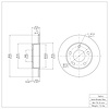 GeoSpec-Coated Rotor, 1996-2005 Audi/Porsche/Volkswagen, Position: Rear - image 1