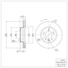 GeoSpec-Coated Rotor, 2003-2018 Audi/Porsche/Volkswagen, Position: Right Front