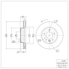 GeoSpec-Coated Rotor, 2003-2018 Audi/Porsche/Volkswagen, Position: Front Left