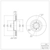 GeoSpec-Coated Rotor, Fits Select Audi/Porsche/Volkswagen, Position: Front