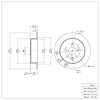 GeoSpec-Coated Rotor, 2006-2015 Lexus/Toyota/Scion, Position: Rear - image 1