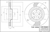 GeoSpec-Coated Rotor, Fits Select Lexus/Toyota/Scion, Position: Front Right