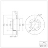 GeoSpec-Coated Rotor, 1995-2004 Lexus/Toyota/Scion, Position: Front - image 1