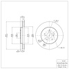 GeoSpec-Coated Rotor, 2004-2009 Lexus/Toyota/Scion, Position: Front - image 1