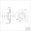 GeoSpec-Coated Rotor, Fits Select Lexus/Toyota/Scion, Position: Front - image 1