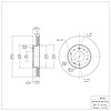 GeoSpec-Coated Rotor, 2003-2005 Ford/Lincoln/Mercury/Mazda, Position: Front - image 1