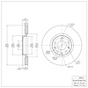 GeoSpec-Coated Rotor, 2006-2007 Ford/Lincoln/Mercury/Mazda, Position: Front - image 1