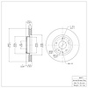 GeoSpec-Coated Rotor, 2013-2015 Ford/Lincoln/Mercury/Mazda, Position: Front - image 1
