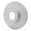 GeoSpec-Coated Slotted Rotor, 2010-2013 Audi/Porsche/Volkswagen, Position: Front Right - image 1
