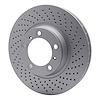 GeoSpec-Coated Drilled Rotor, 1999-2021 Audi/Porsche/Volkswagen, Position: Right Front