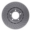 GeoSpec-Coated Drilled Rotor, 1999-2021 Audi/Porsche/Volkswagen, Position: Front Left - image 4