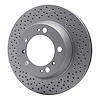 GeoSpec-Coated Drilled Rotor, 2000-2008 Audi/Porsche/Volkswagen, Position: Rear - image 1