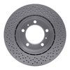 GeoSpec-Coated Drilled Rotor, 2005-2021 Audi/Porsche/Volkswagen, Position: Rear - image 4