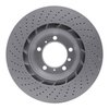 GeoSpec-Coated Drilled Rotor, 2007-2013 Audi/Porsche/Volkswagen, Position: Rear Right - image 3