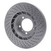GeoSpec-Coated Drilled Rotor, 2009-2021 Audi/Porsche/Volkswagen, Position: Front Left - image 4