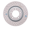 GeoSpec-Coated Drilled Rotor, 2010-2021 Audi/Porsche/Volkswagen, Position: Rear Right - image 1