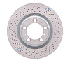 GeoSpec-Coated Drilled Rotor, 2010-2021 Audi/Porsche/Volkswagen, Position: Rear Left - image 1