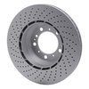 GeoSpec-Coated Drilled Rotor, 1999-2021 Audi/Porsche/Volkswagen, Position: Rear Right - image 2