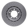 GeoSpec-Coated Drilled Rotor, 1999-2021 Audi/Porsche/Volkswagen, Position: Rear Right - image 3