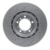 GeoSpec-Coated Drilled Rotor, 1999-2021 Audi/Porsche/Volkswagen, Position: Rear Left - image 3
