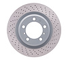 GeoSpec-Coated Drilled Rotor, 2012-2016 Audi/Porsche/Volkswagen, Position: Rear Right - image 1