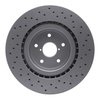 GeoSpec-Coated Drilled Rotor, 2018-2021 Subaru, Position: Front - image 2