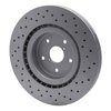 GeoSpec-Coated Drilled Rotor, 2018-2021 Subaru, Position: Front - image 4