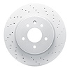GeoSpec-Coated Drilled Rotor, 2000-2006 Jaguar, Position: Rear - image 1