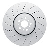 GeoSpec-Coated Drilled Rotor, Fits Select BMW, Position: Left Front - image 1