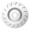 GeoSpec-Coated Drilled Rotor, Fits Select BMW, Position: Rear Right - image 2
