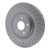 GeoSpec-Coated Drilled Rotor, 2006-2013 GM, Position: Front - image 3