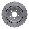GeoSpec-Coated Drilled Rotor, 2006-2013 GM, Position: Rear - image 1