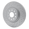 GeoSpec-Coated Drilled Rotor, 2017-2021 Acura/Honda, Position: Front - image 1