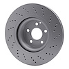 GeoSpec-Coated Drilled Rotor, 2000-2003 Mercedes-Benz, Position: Front - image 1