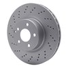 GeoSpec-Coated Drilled Rotor, 2000-2003 Mercedes-Benz, Position: Front - image 4