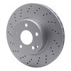 GeoSpec-Coated Drilled Rotor, 2002-2006 Mercedes-Benz, Position: Front - image 3