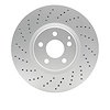 GeoSpec-Coated Drilled Rotor, 2001-2003 Mercedes-Benz, Position: Front - image 1