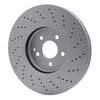 GeoSpec-Coated Drilled Rotor, 2002-2009 Mercedes-Benz, Position: Front - image 2